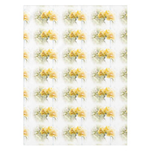 Yellow Moth Orchid in Sunshine Tablecloth