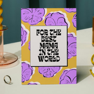 Yellow Mother's Day Postcard