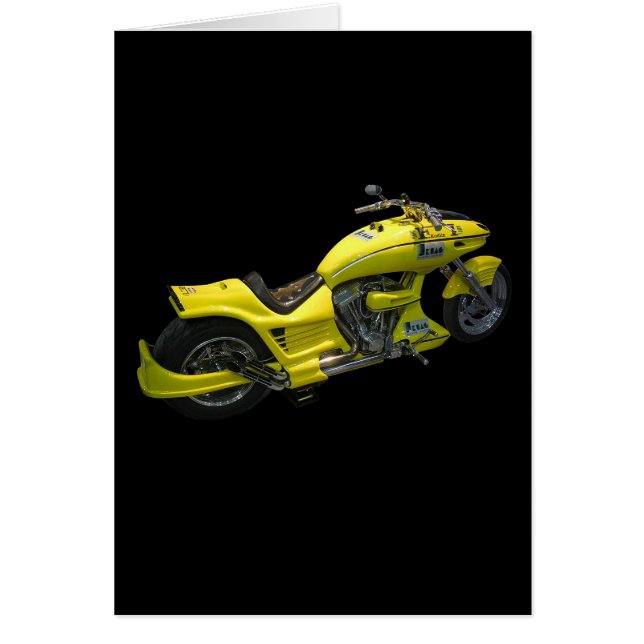 Yellow Motorcycle (Front)