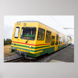 Yellow Mountain funicular Train Poster
