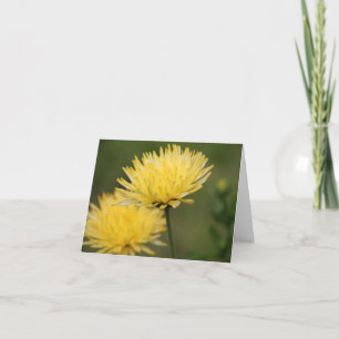 Yellow Mums Note Card