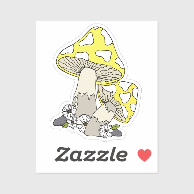 Yellow Mushroom Cute  (Sheet)