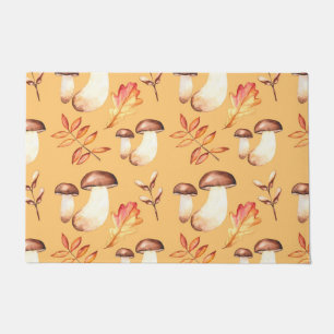 Yellow Mushroom Garden Doormat