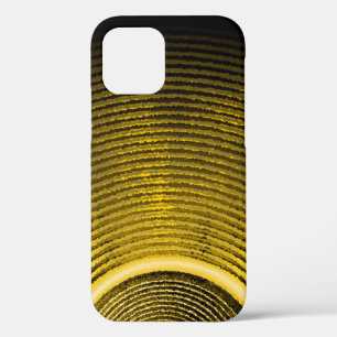 Yellow music speaker and sound waves Case-Mate iPh iPhone 12 Case
