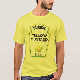Yellow Mustard Costume Matching Couples Groups Con T-Shirt