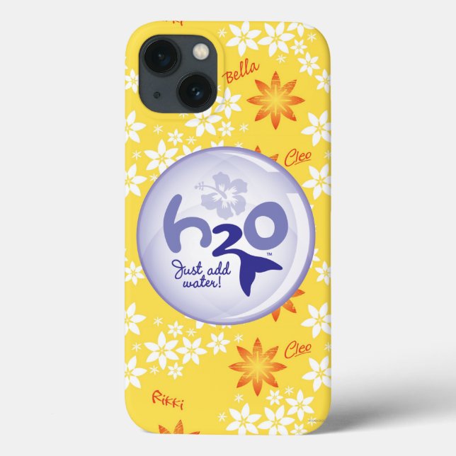 Yellow Name Pattern Case-Mate iPhone Case (Back)