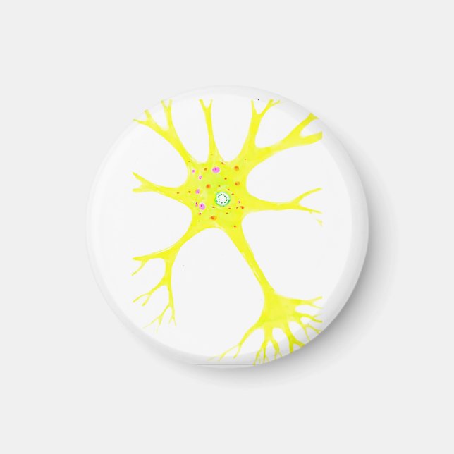 Yellow neuron magnet (Front)