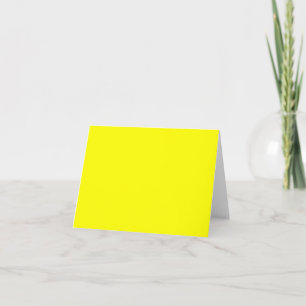 Yellow Note Card