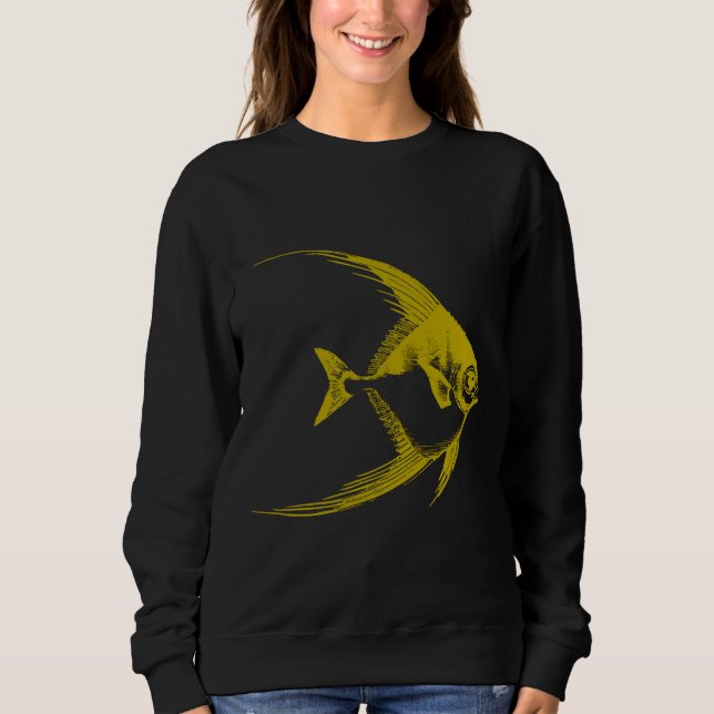 Yellow Ocean Fish Sweatshirt (Front)