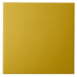 Yellow Ochre Ceramic Tile. Tile