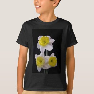 Yellow on White Daffodil T-Shirt