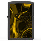 Yellow or gold curves in brown image 