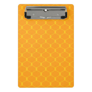 Yellow Orange 18 Mini Clipboard