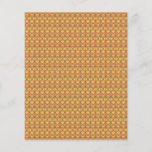 Yellow, orange, and brown wrapping paper sheets ar