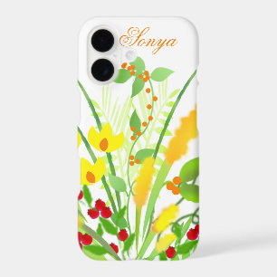 Yellow, Orange and Red Bouquet iPhone / iPad case