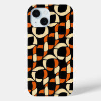 Yellow Orange Chain Pattern