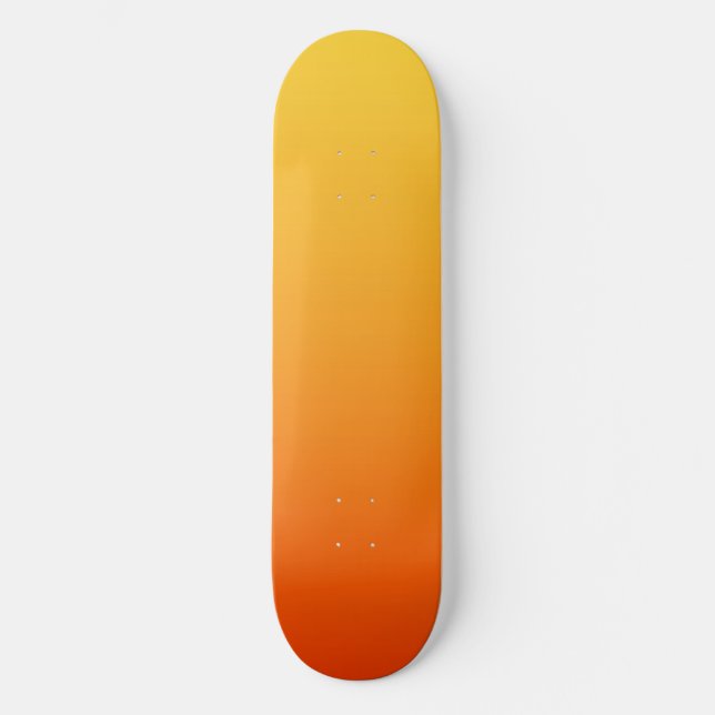 Yellow Orange Colour Skateboard (Front)