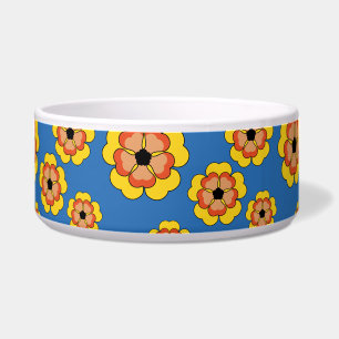 Yellow Orange Flowers Pattern