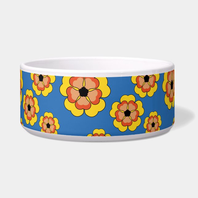 Yellow Orange Flowers Pattern (Front)