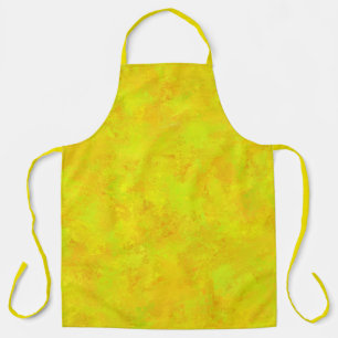 Yellow Orange Green Abstract Pattern Apron