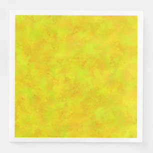 Yellow Orange Green Abstract Pattern Napkin