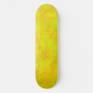 Yellow Orange Green Abstract Pattern Skateboard