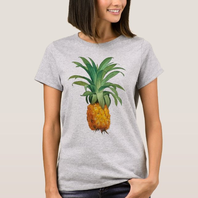 Yellow Orange Green Pineapple T-Shirt (Front)