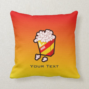 Yellow Orange Popcorn Cushion