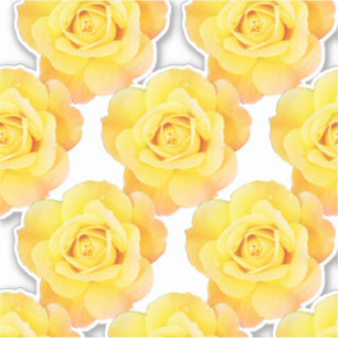Yellow Orange Rose Patterns Floral Flowers Garden