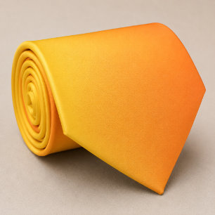 Yellow Orange Shade Tie