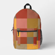 Yellow Orange Tan Multicolored Plaid