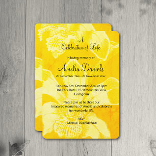 Yellow Orchid Celebration of Life