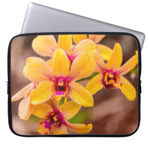 Yellow Orchid, Lawai, Kauai, Hawaii Wetsuit Laptop Sleeve