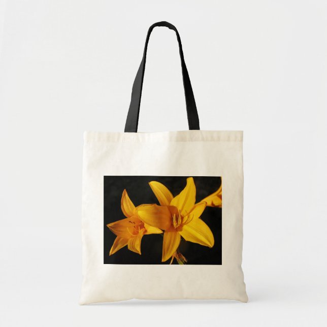 Yellow Orchid Tote Bag (Front)