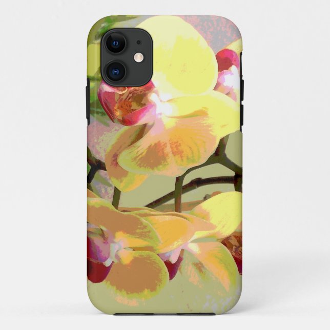 Yellow Orchids in the afternoon sun Case-Mate iPhone Case (Back)