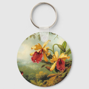 Yellow Orchids Key Ring