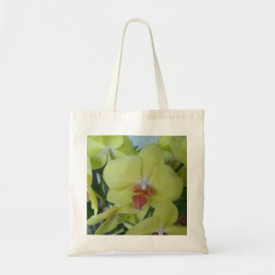 Yellow orchids tote bag