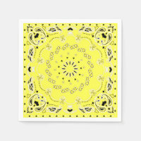 Yellow oriental design