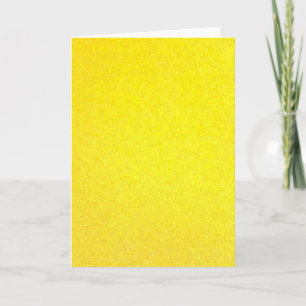 Yellow outside card