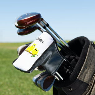 Yellow Owls Design Personalised Golf Head Cover