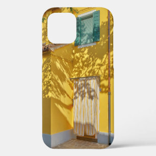 Yellow painted concreted building iPhone 12 case