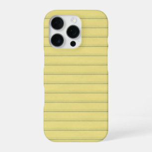 Yellow Paper iPhone Case