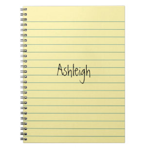 Yellow Paper Notebook