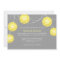 Yellow Party Lantern Baby Shower Invitation
