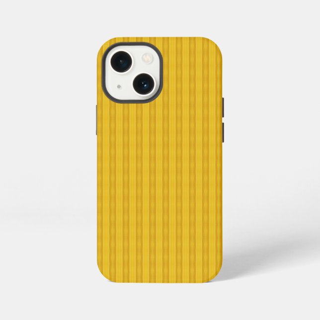 Yellow pasta pattern iPhone case (Back)