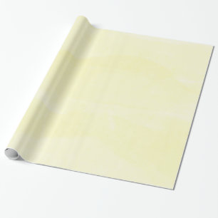 Yellow Pastel Watercolor  Wrapping Paper