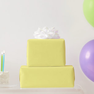 Yellow Pastel Wrapping Paper