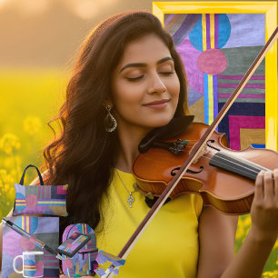 "Yellow Pathway" Tissue Paper