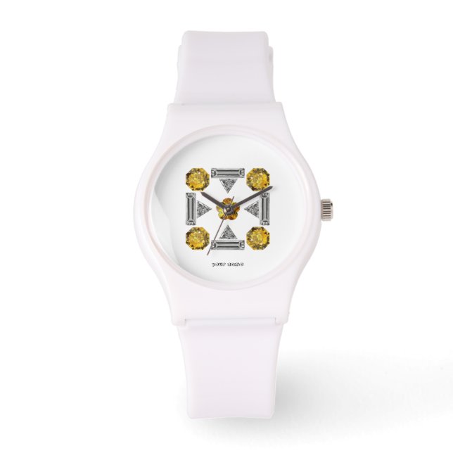 Yellow Pattern Watch (Front)