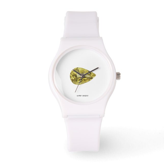 Yellow Pear-cut Watch (Front)